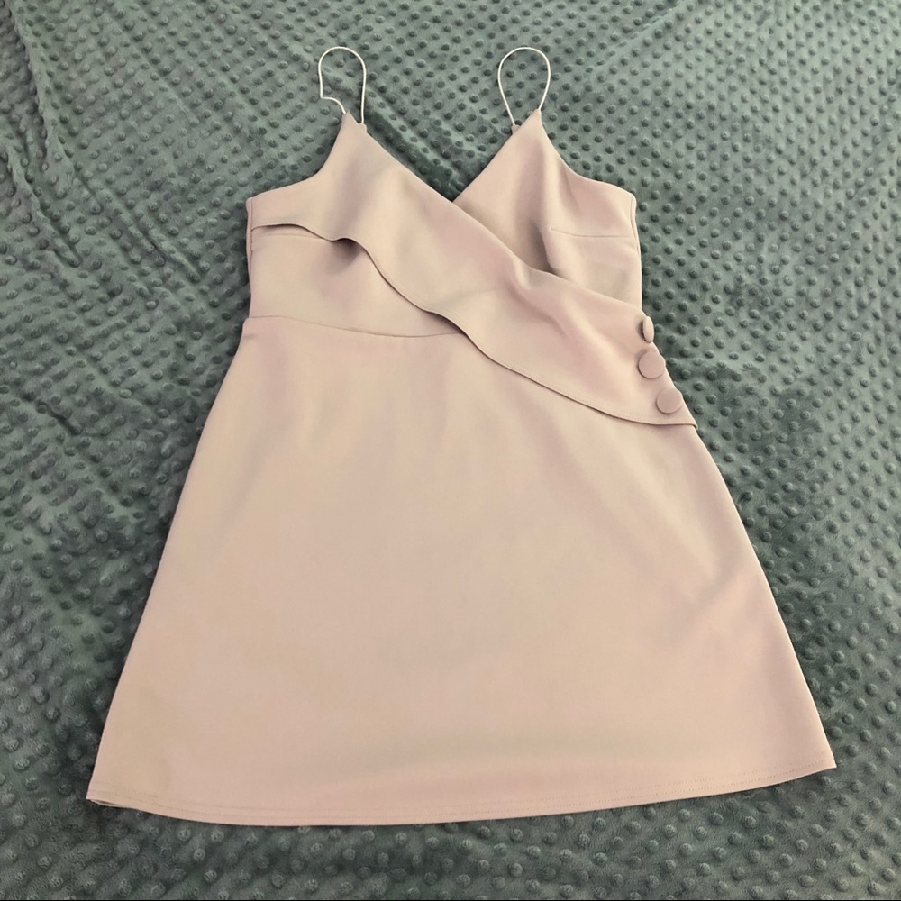 ASOS Cami Button Wrap Mini Dress